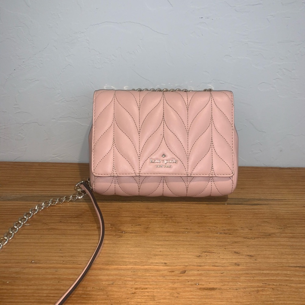 light pink kate spade purse